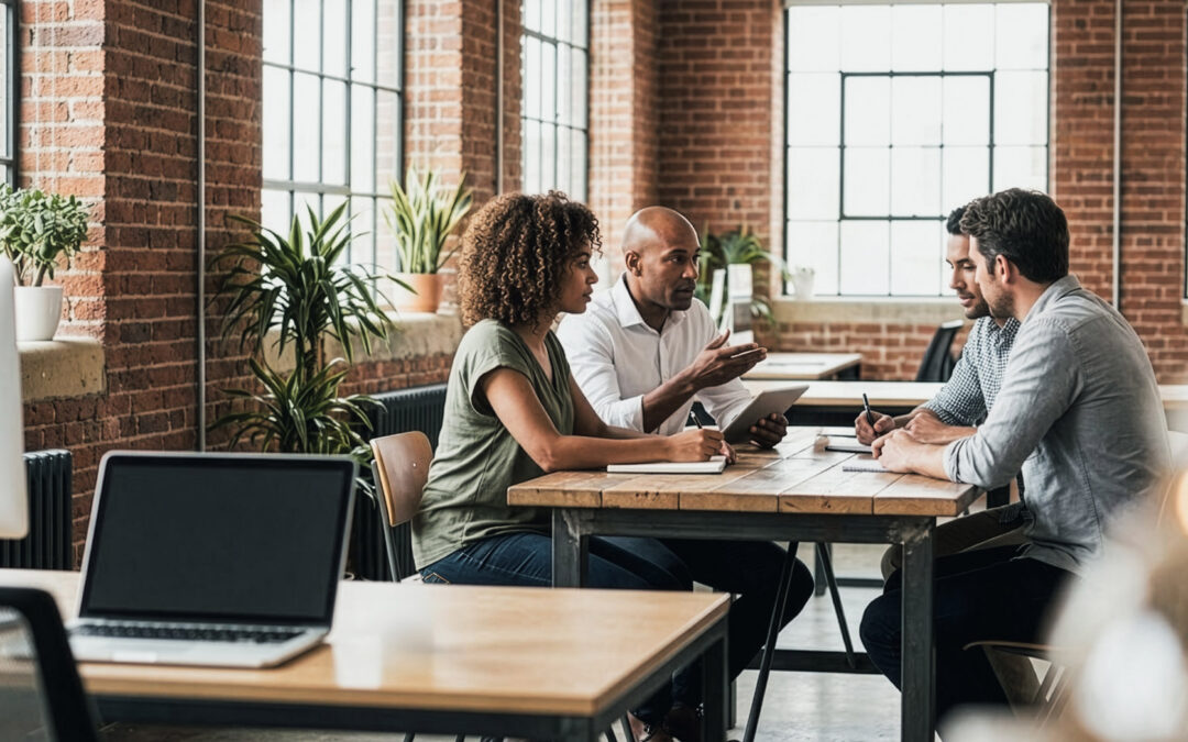 Modern accounting firm supporting local businesses